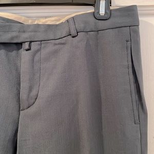 Marc Jacobs sz 6 dusty blue wool/cotton blend low rise straight leg trouser